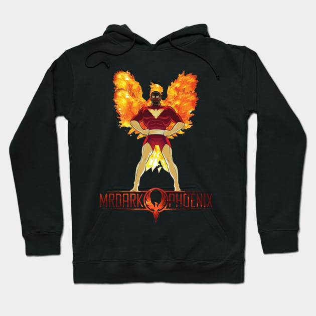 MrDarkPhoenix Red and Gold Hoodie by MrDarkPhoenix Geek Stop